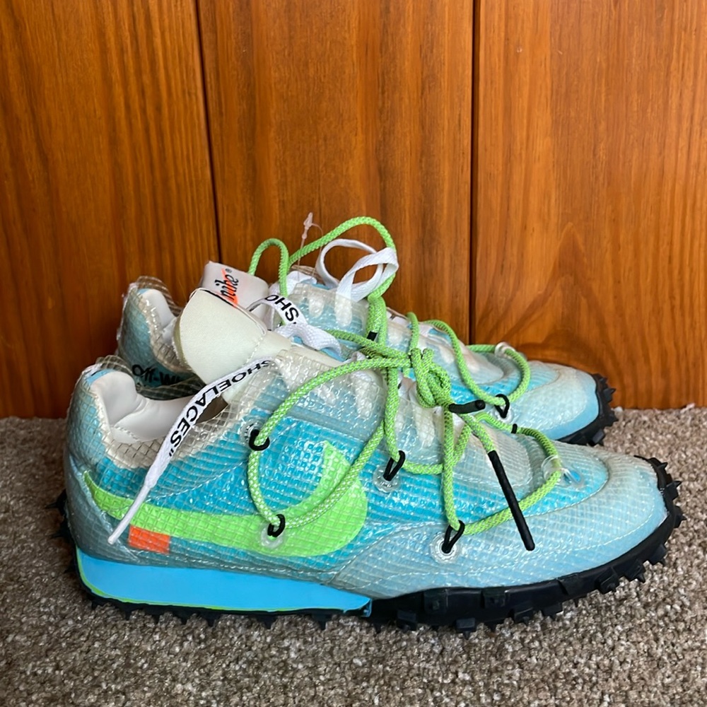 nike x off white waffle racer